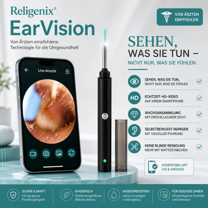 Religenix® EarVision – Medizinische Technologie für gesunde Ohren