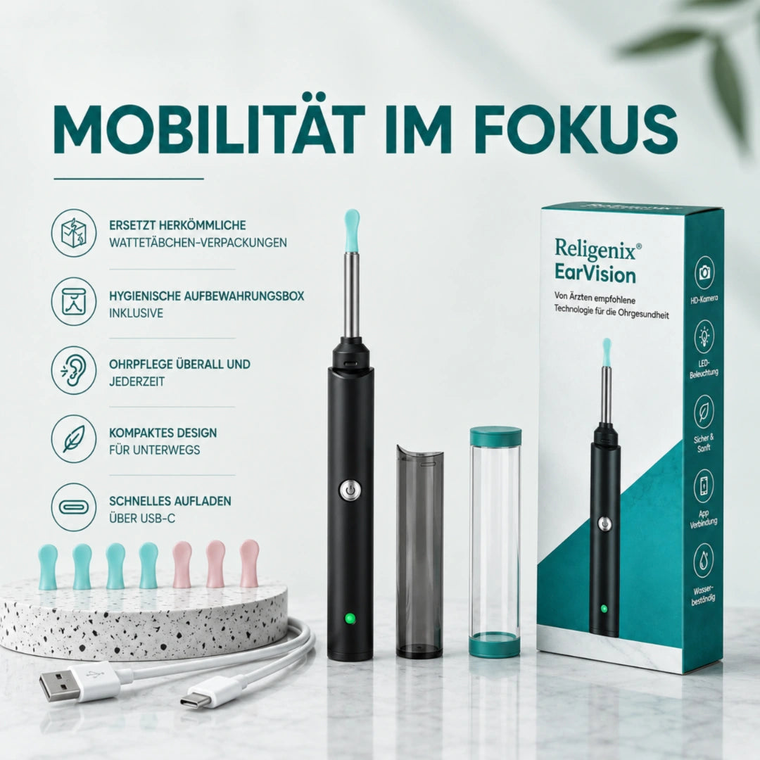Religenix® EarVision – Medizinische Technologie für gesunde Ohren