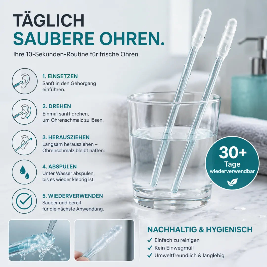 Religenix® Haftender Ohrreinigungs-Stick