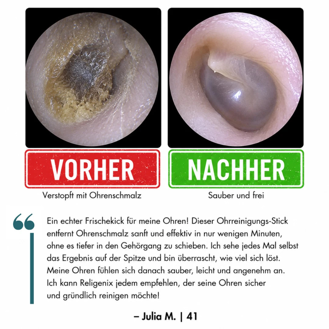 Religenix® Haftender Ohrreinigungs-Stick